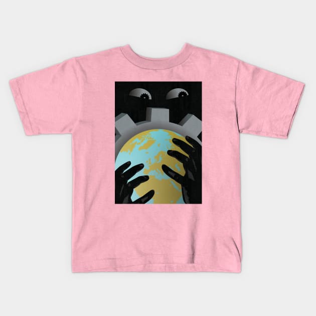 Hand of the state Kids T-Shirt by Neil Webb | Illustrator